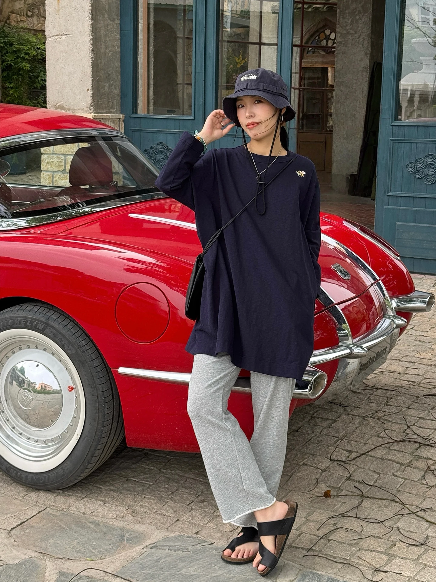 Loose Fit Embroidered Cotton T-Shirt Dress Women Summer 2026 New Style Loose Long Sleeve round Neck Mid-Length Casual Fashion
Loose Fit Embroidered Cotton T-Shirt Dress Women Summer 2026 New Style Loose Long Sleeve round Neck Mid-Length Casual Fashion
