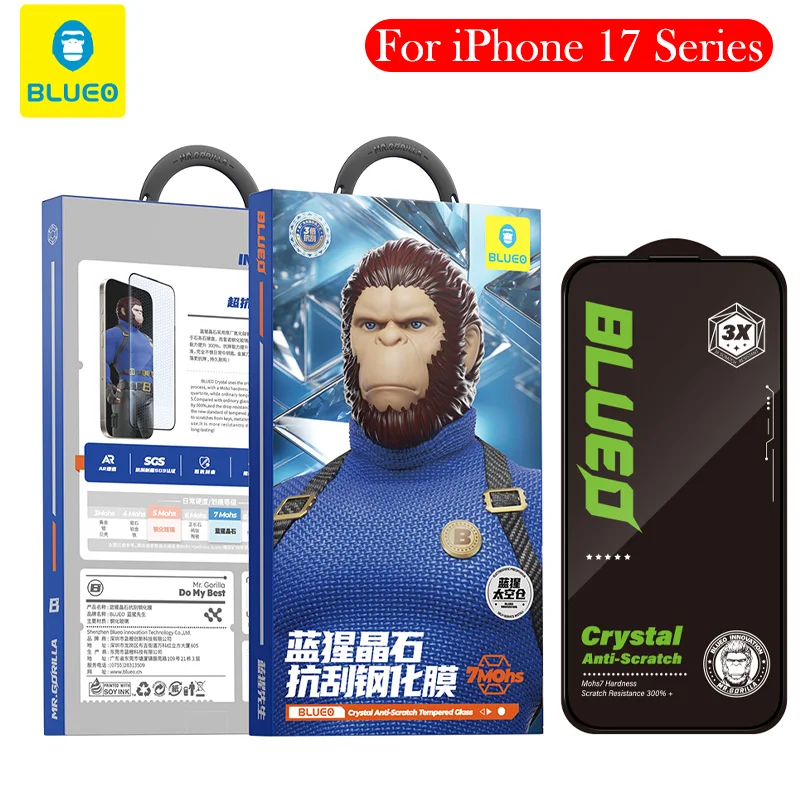 Blueo Tempered Glass For iPhone 17 Pro Max Screen Protector for iPhone 17 Pro
Blueo Tempered Glass For iPhone 17 Pro Max Screen Protector for iPhone 17 Pro