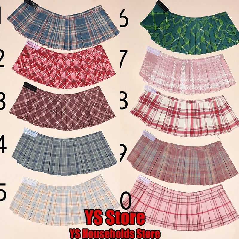 1/6 Female Soldier Cute Sweatshirt 10 Colors All-match Pleated Plaid Short Skirt Clothes Toys Accessory For 12" Tbleague Body
1/6 Female Soldier Cute Sweatshirt 10 Colors All-match Pleated Plaid Short Skirt Clothes Toys Accessory For 12" Tbleague Body