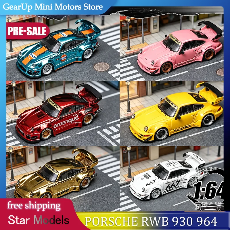 Star Models 1:64 Porsche RWB 930 964 Widebody GT Wing Gold Red Gulf White #667 Yellow Pink Diecast Alloy Tuning Car Collectible
Star Models 1:64 Porsche RWB 930 964 Widebody GT Wing Gold Red Gulf White #667 Yellow Pink Diecast Alloy Tuning Car Collectible