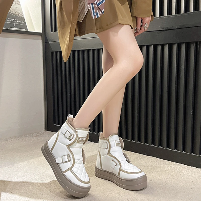 New Short Tube Cotton Boots Winter Plush Warm Snow Boots All-match Thick-soled Anti-skid Plus Velvet Thick Warm Snow Boots 35-40
New Short Tube Cotton Boots Winter Plush Warm Snow Boots All-match Thick-soled Anti-skid Plus Velvet Thick Warm Snow Boots 35-40