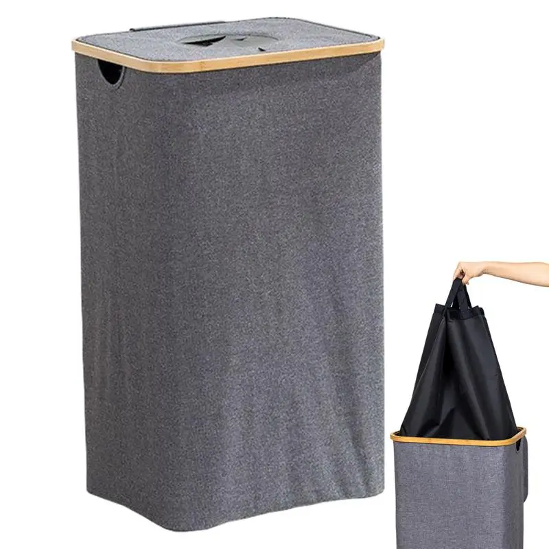Laundry Hamper With Lid Big Laundry Hamper Foldable 105L Capacity Portable Storage Bag For Self-Driving Tour Space Saving
Laundry Hamper With Lid Big Laundry Hamper Foldable 105L Capacity Portable Storage Bag For Self-Driving Tour Space Saving
