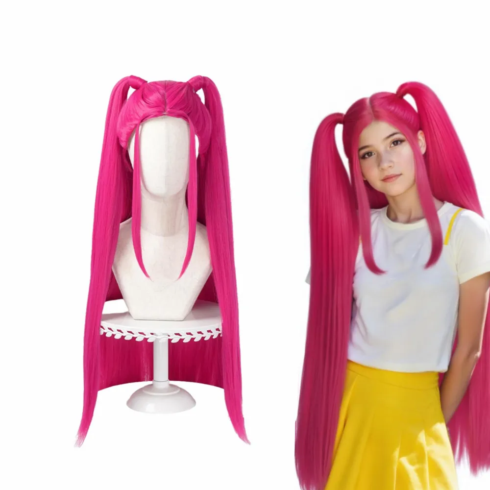 43.3 inches Cosplay Wig Mira Demon Hunters Red 110cm Long Hair Cosplay Props Synthetic Heat-resistant Hair Adult Size Rose Color
43.3 inches Cosplay Wig Mira Demon Hunters Red 110cm Long Hair Cosplay Props Synthetic Heat-resistant Hair Adult Size Rose Color