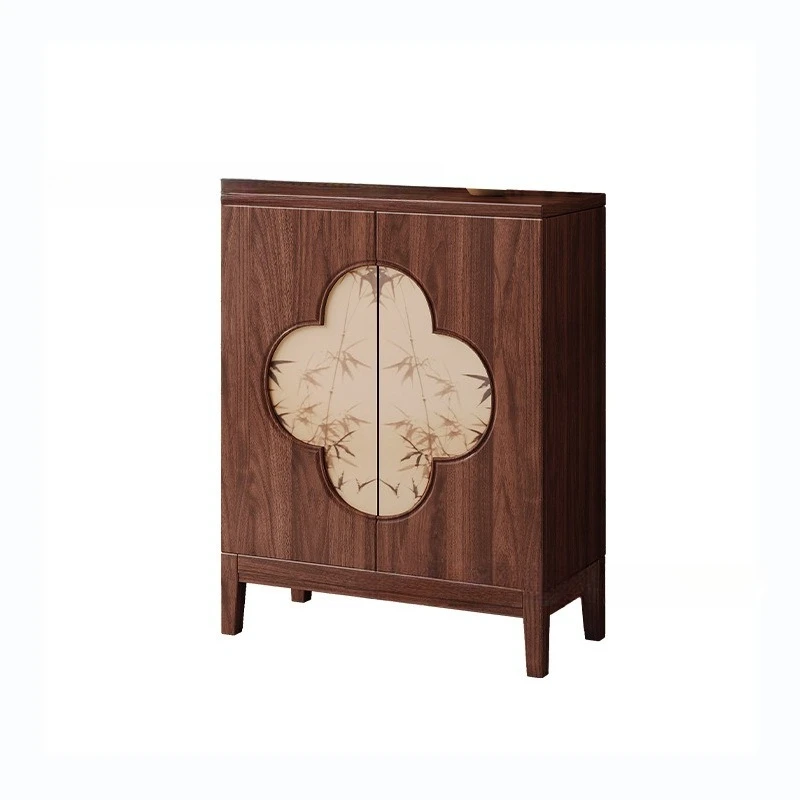 North American black walnut all solid wood dining side cabinet new Chinese living room entrance cabinet
North American black walnut all solid wood dining side cabinet new Chinese living room entrance cabinet