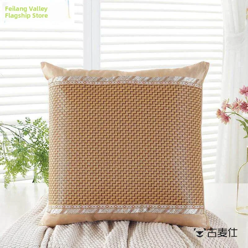 Ice Silk Pillowcase Double Sided Cool Mat Office Backrest Sofa Cool Sensation Pillowcase Breathable Comfortable Soft Fabric
Ice Silk Pillowcase Double Sided Cool Mat Office Backrest Sofa Cool Sensation Pillowcase Breathable Comfortable Soft Fabric