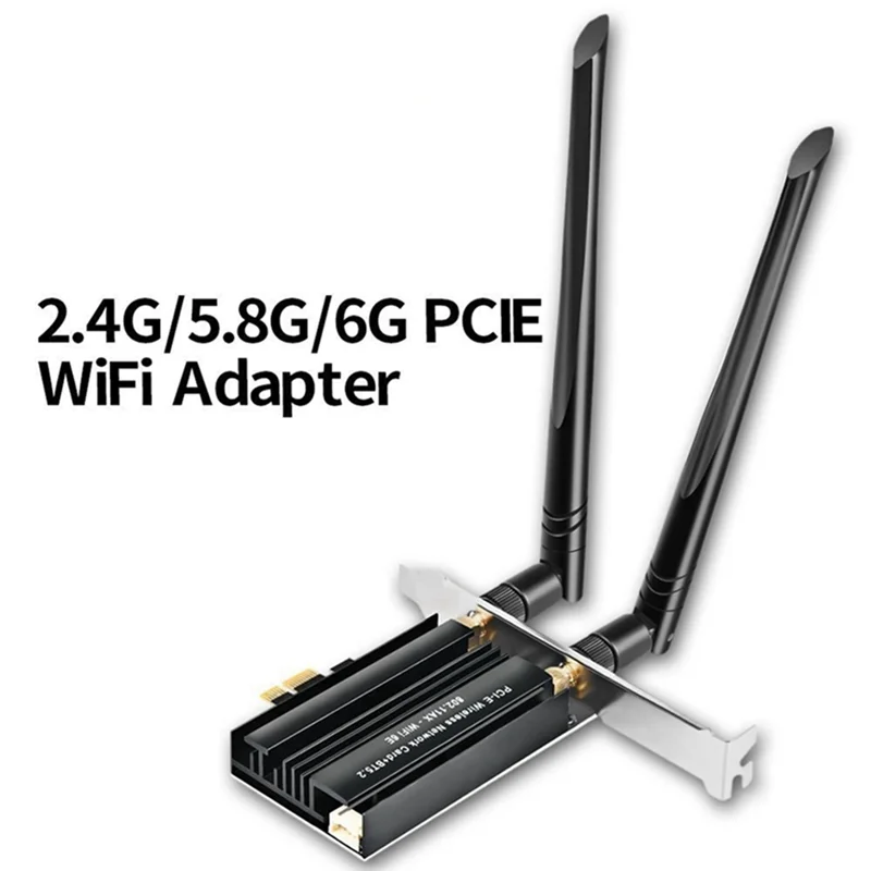 POP-lWiFi6E 3000Mbps 2.4G 5G 6GHz Bluetooth 5.2 USB3.0 Tri-Band Wireless LAN Adapter Wifi Receiver for DesktopComputer
POP-lWiFi6E 3000Mbps 2.4G 5G 6GHz Bluetooth 5.2 USB3.0 Tri-Band Wireless LAN Adapter Wifi Receiver for DesktopComputer