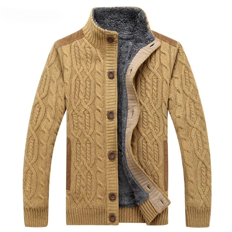 Зимние мужские свитера, модные мужские флисовые теплые вязаные свитера, пальто, повседневный мужской облегающий шерстяной вязаный кардиган, одежда
Зимние мужские свитера, модные мужские флисовые теплые вязаные свитера, пальто, повседневный мужской облегающий шерстяной вязаный кардиган, одежда