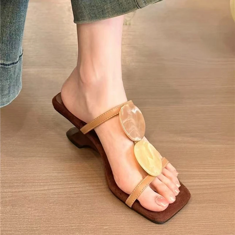 Bohemian Style Women Sandals Comfortable Elegant Shoes Women Summer Open Square Toe Strap Casual Sandals Designer Beach Shoes
Bohemian Style Women Sandals Comfortable Elegant Shoes Women Summer Open Square Toe Strap Casual Sandals Designer Beach Shoes