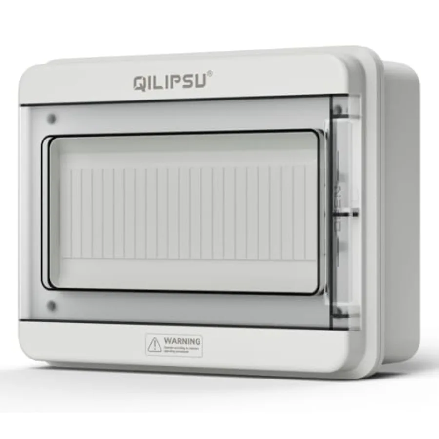 DIN Rail Circuit Breaker Box UL4-V0 PC/ABS IP5 Waterproof Distribution Enclosure with Longer Bus Bars for Indoor Outdoor and So
DIN Rail Circuit Breaker Box UL4-V0 PC/ABS IP5 Waterproof Distribution Enclosure with Longer Bus Bars for Indoor Outdoor and So