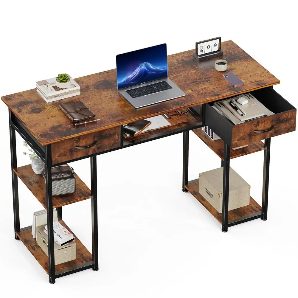 48 Inch Desk with Storage Fabric Drawers, Home Office Computer Desk for Small Space Bedroom, Modern Study Work Gaming Writing P
48 Inch Desk with Storage Fabric Drawers, Home Office Computer Desk for Small Space Bedroom, Modern Study Work Gaming Writing P