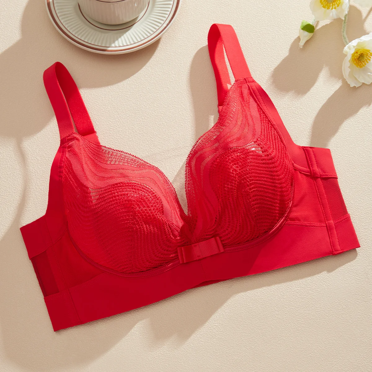 Lace Hot Thin Bra Women Fashion Top Up Anti Sagging Adjustable Bra Large Size Big Chest Revealing Small Bras for Women Lace Bra
Lace Hot Thin Bra Women Fashion Top Up Anti Sagging Adjustable Bra Large Size Big Chest Revealing Small Bras for Women Lace Bra