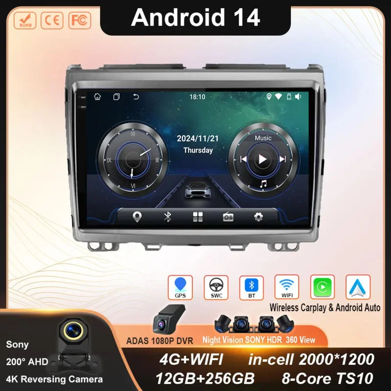 Car Android For Mazda8 MPV 2011 - 2015 Navigation Auto GPS Head Unit Stereo 5G WIFI Multimedia Wireless Carplay Radio Video DVD
Car Android For Mazda8 MPV 2011 - 2015 Navigation Auto GPS Head Unit Stereo 5G WIFI Multimedia Wireless Carplay Radio Video DVD