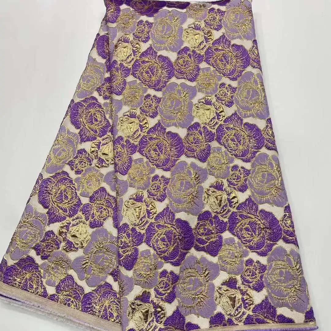 High Quality Damask Jacquard New African Brocade Lace Fabric Jacquard Organza Fabric for Wedding Evening Dresses 5yards AH1551
High Quality Damask Jacquard New African Brocade Lace Fabric Jacquard Organza Fabric for Wedding Evening Dresses 5yards AH1551