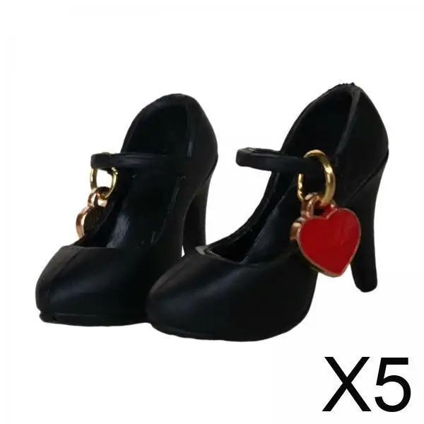 BJD Doll High Heels 1/6 Scale Shoes for Female Action Figures Fashion Plastic Foot Extension Miniature Accessory
BJD Doll High Heels 1/6 Scale Shoes for Female Action Figures Fashion Plastic Foot Extension Miniature Accessory