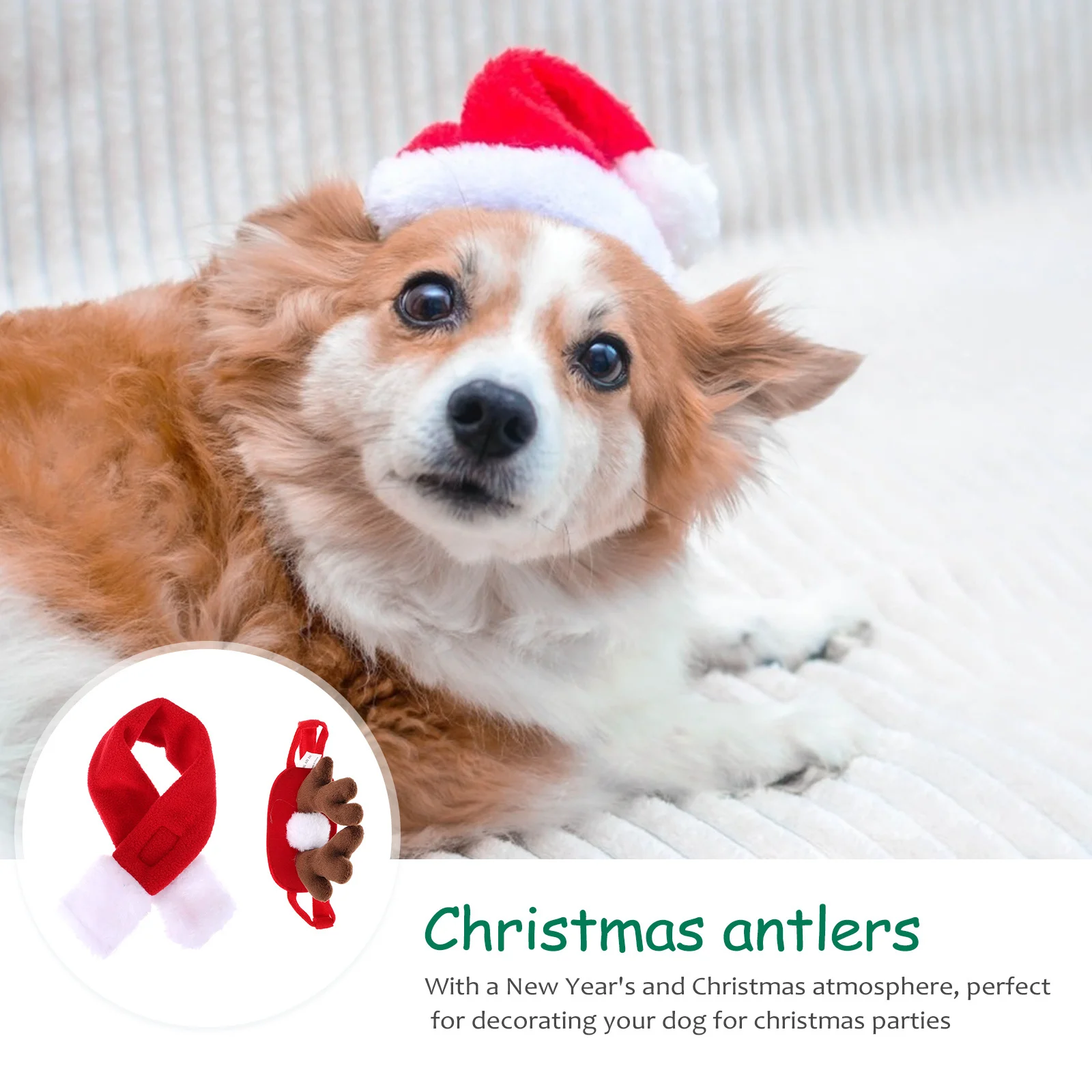 1Set Pet Christmas Costume Adorable Antler Headband Comfortable Wear Dog Cat Xmas Party Supplies Dog Xmas Hair Clasp
1Set Pet Christmas Costume Adorable Antler Headband Comfortable Wear Dog Cat Xmas Party Supplies Dog Xmas Hair Clasp