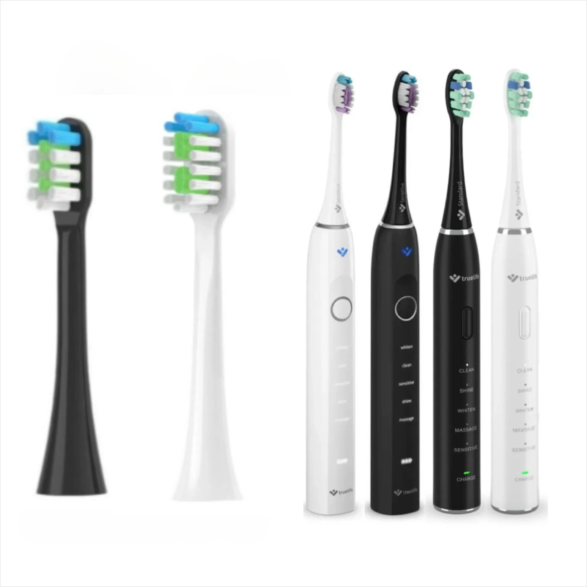 Replacement Toothbrush Heads for TrueLife SonicBrush Clean30 Black/Duo/White,Clean70 UV Electric Toothbrush Accessories Nozzles
Replacement Toothbrush Heads for TrueLife SonicBrush Clean30 Black/Duo/White,Clean70 UV Electric Toothbrush Accessories Nozzles