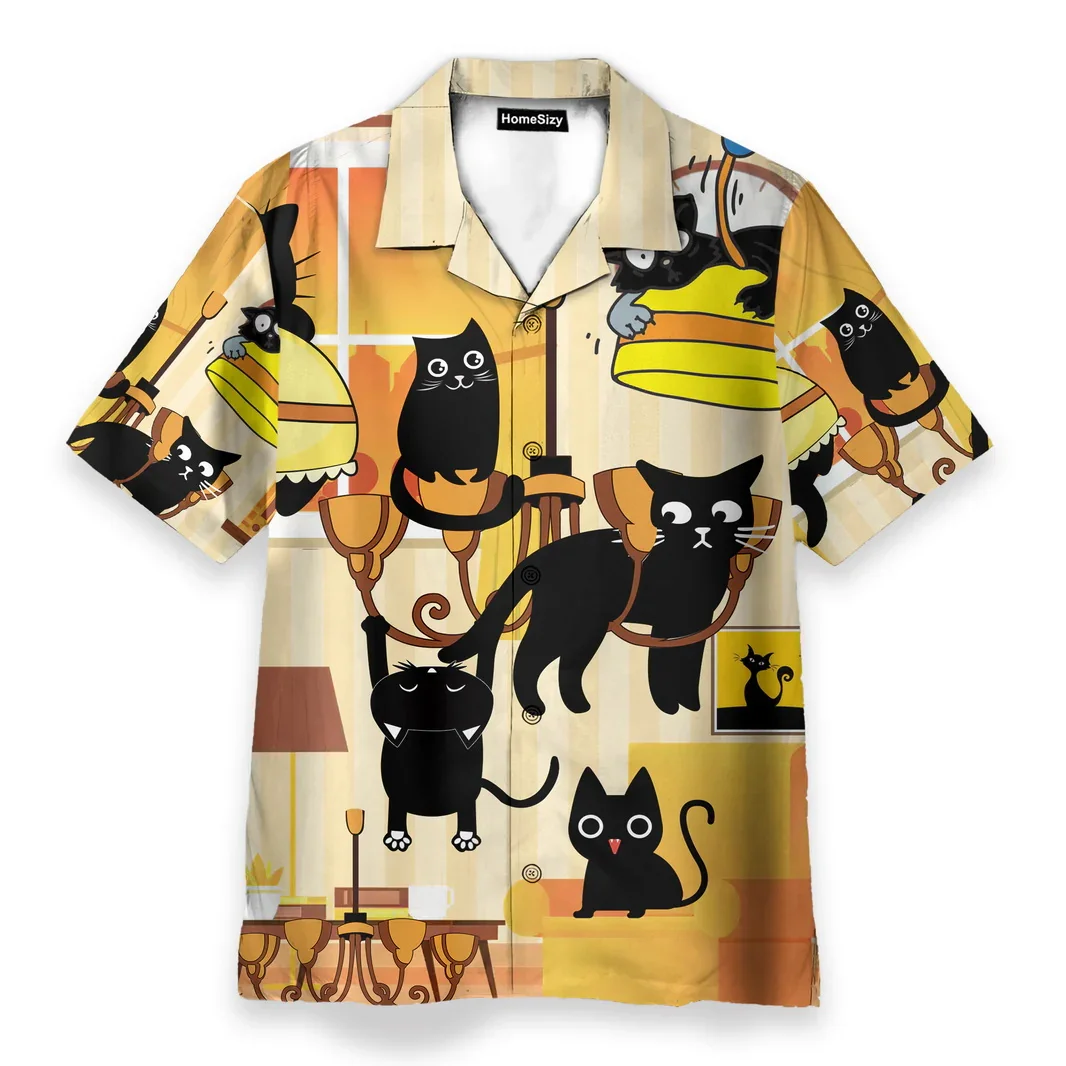 Funny Cat Graphic Hawaiian Shirts For Man 3D Print Animal Pets Short Sleeves Tops Cool Outdoor Lapel Blouse Summer Button Shirts
Funny Cat Graphic Hawaiian Shirts For Man 3D Print Animal Pets Short Sleeves Tops Cool Outdoor Lapel Blouse Summer Button Shirts