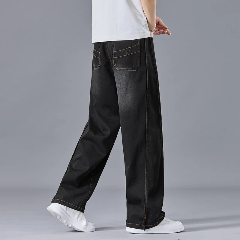 Lightweight Vintage Washed Baggy Jeans for Men Loose Fit Wide Leg Denim Trousers Summer Comfortable Streetwear Y2K Fashion Pants
Lightweight Vintage Washed Baggy Jeans for Men Loose Fit Wide Leg Denim Trousers Summer Comfortable Streetwear Y2K Fashion Pants