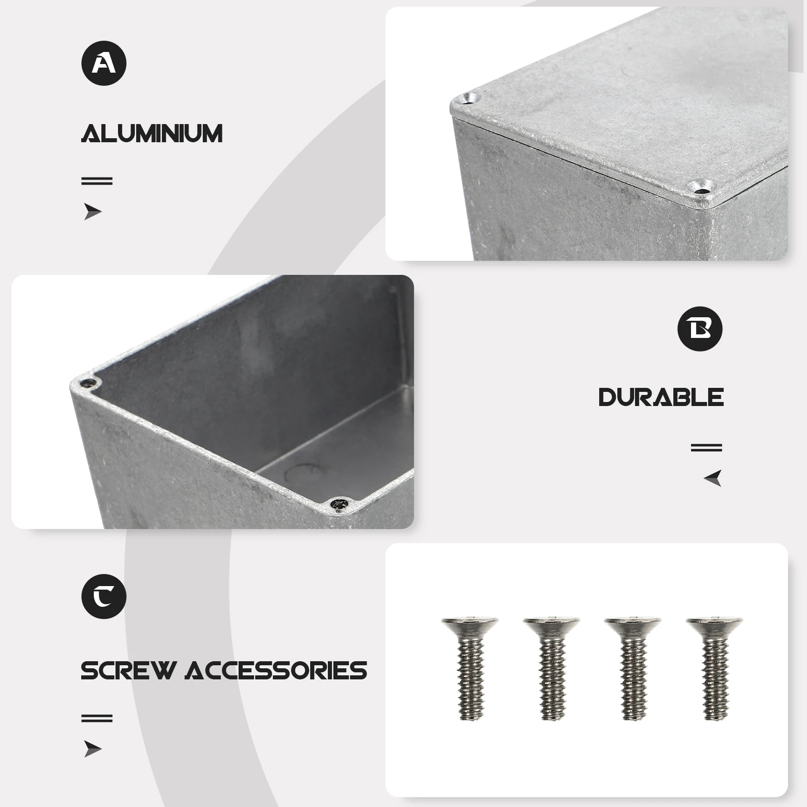 Effect Aluminum Box Boxes Guitar Pedal Enclosure Case Distortion Pedals Effects Electric
Effect Aluminum Box Boxes Guitar Pedal Enclosure Case Distortion Pedals Effects Electric