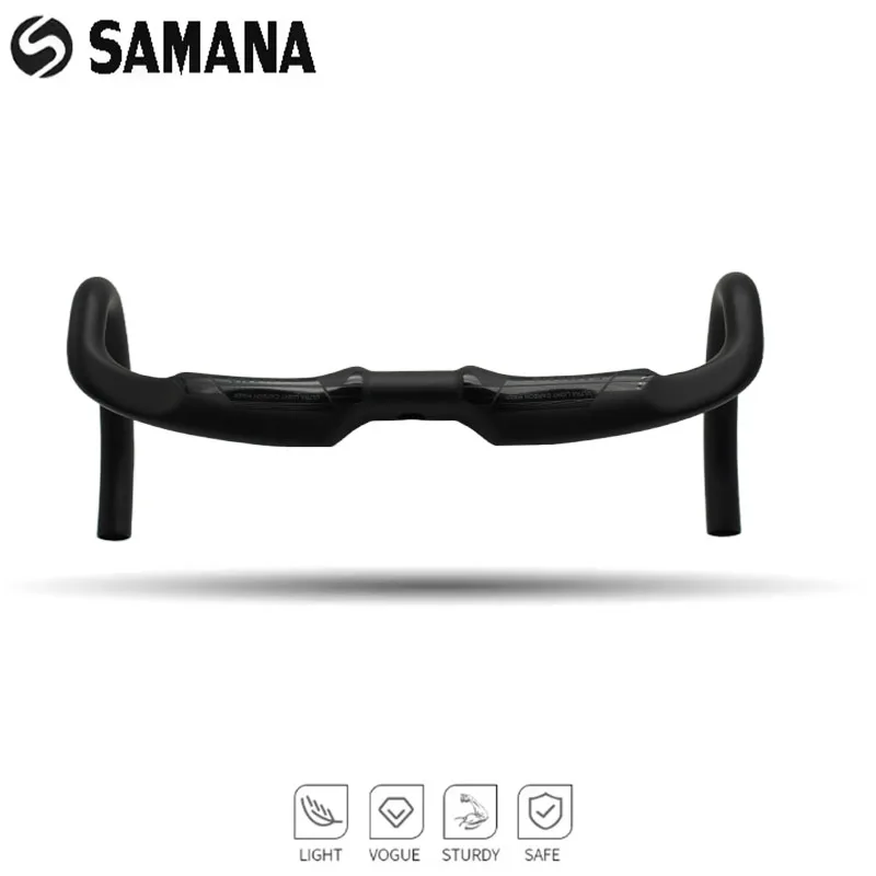 SAMANA Carbon Road Bike Handlebar Internal Cable 31.8mm 380/400/420/440mm Integrated Bicycle Frame Part
SAMANA Carbon Road Bike Handlebar Internal Cable 31.8mm 380/400/420/440mm Integrated Bicycle Frame Part