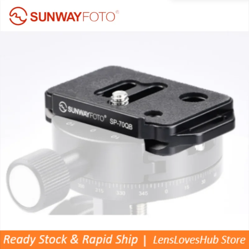 SUNWAYFOTO SP-70QB Camera Strap Dedicated QR Plate - Universal Quick Release Plate for Tripod and Camera
SUNWAYFOTO SP-70QB Camera Strap Dedicated QR Plate - Universal Quick Release Plate for Tripod and Camera