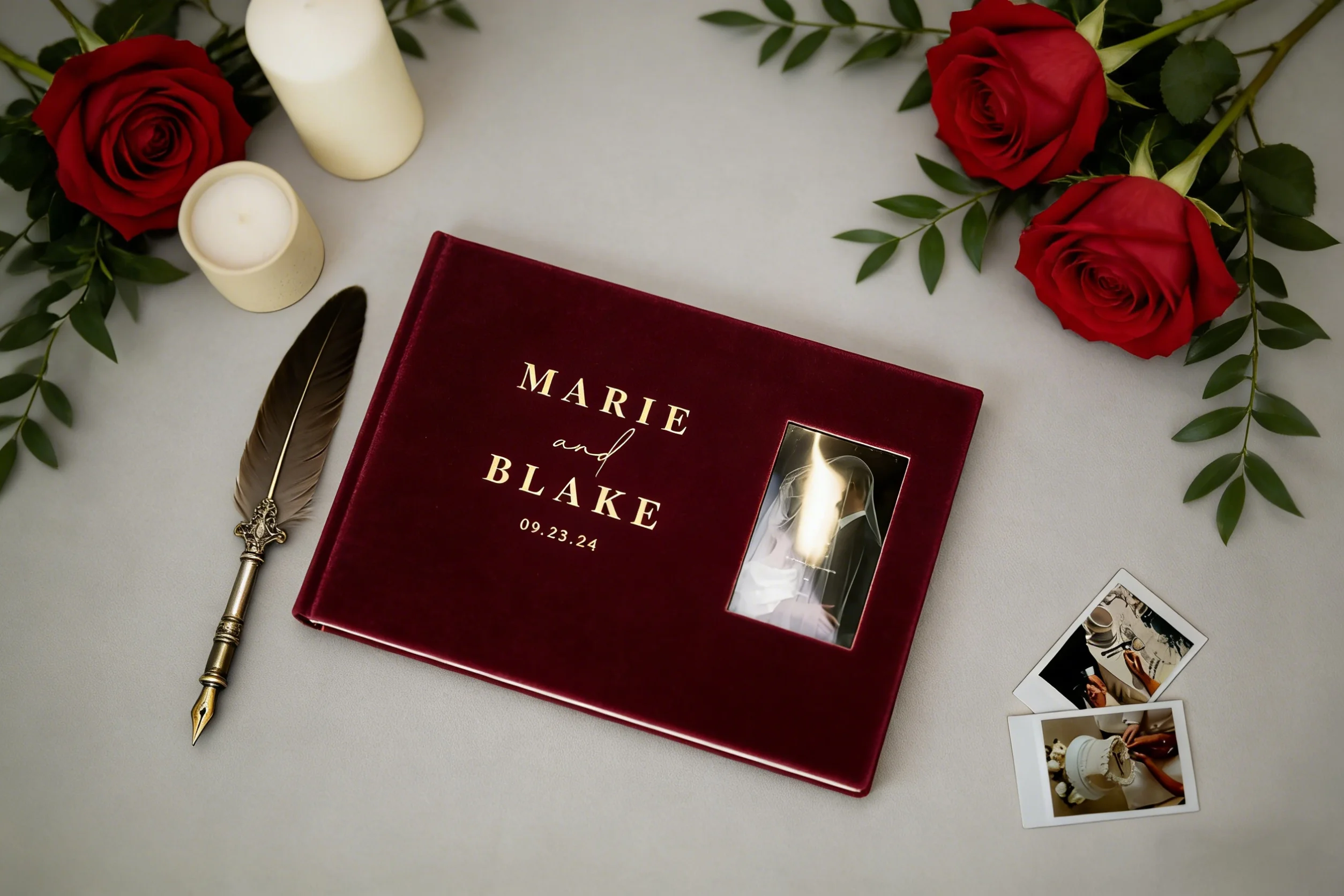 Wedding Guest Book with Photo Insert | Personalized Ceremony Reception Sign In Registry Book | Premium Wedding Gift for Newlywed
Wedding Guest Book with Photo Insert | Personalized Ceremony Reception Sign In Registry Book | Premium Wedding Gift for Newlywed