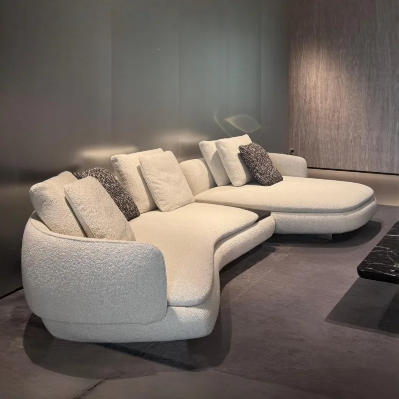 New fabric sofa special-shaped combination medieval cream style living room high-end corner curved sofa
New fabric sofa special-shaped combination medieval cream style living room high-end corner curved sofa