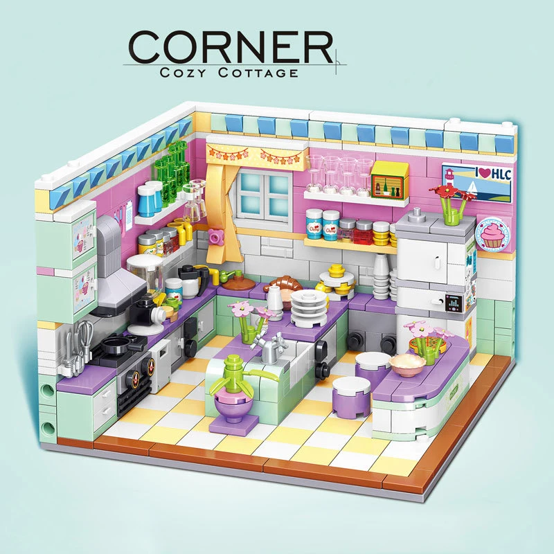 Family Components Bedroom Kitchen Bathroom Building Blocks Corner Cozy Cottage Collection Model Bricks Kids Toys Gift
Family Components Bedroom Kitchen Bathroom Building Blocks Corner Cozy Cottage Collection Model Bricks Kids Toys Gift