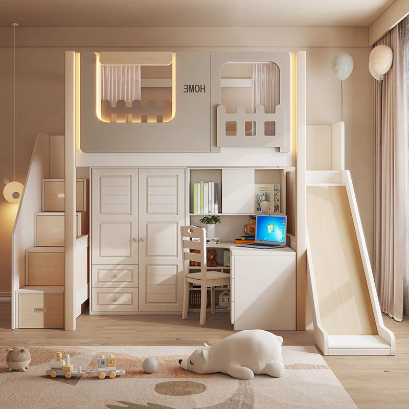 Детская кровать из массива дерева на кровати и без стола Комбинированная для двух детей, родителей и детей Высокая и низкая
Детская кровать из массива дерева на кровати и без стола Комбинированная для двух детей, родителей и детей Высокая и низкая