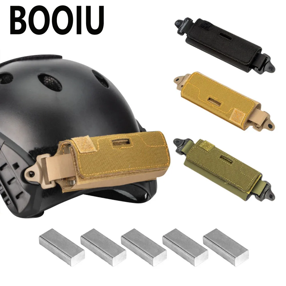 BOOIU OPS Core Fast Tactical Helmets Accessories Counterbalance Weight Bag Counterweight NVG Pouch with Five Counter Blocks
BOOIU OPS Core Fast Tactical Helmets Accessories Counterbalance Weight Bag Counterweight NVG Pouch with Five Counter Blocks