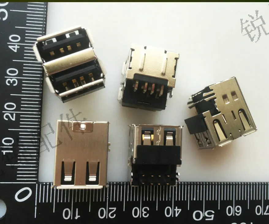 Для компьютеров, двухслойный гнездовой разъем USB 2,0, двухслойный гнездовой разъем, разъем 90 градусов
Для компьютеров, двухслойный гнездовой разъем USB 2,0, двухслойный гнездовой разъем, разъем 90 градусов