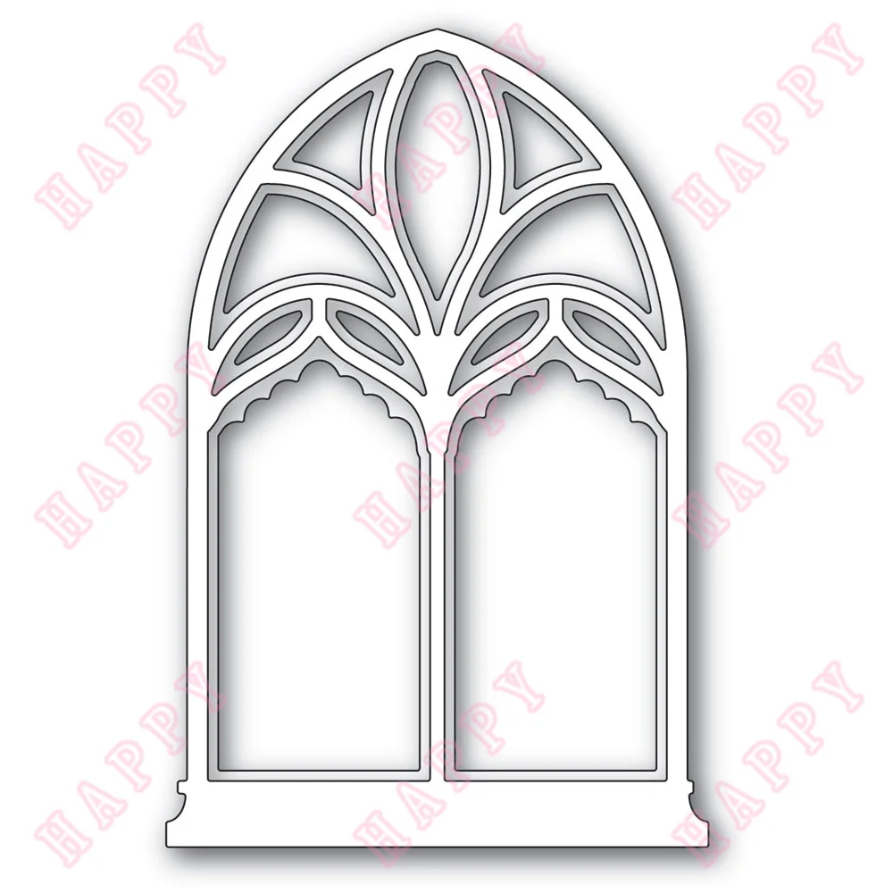 New Metal Cutting DiesArched Gothic Cathedral Window DIY Scrapbook Envelope Decorative Embossing Handcraft Paper Craft Template
New Metal Cutting DiesArched Gothic Cathedral Window DIY Scrapbook Envelope Decorative Embossing Handcraft Paper Craft Template