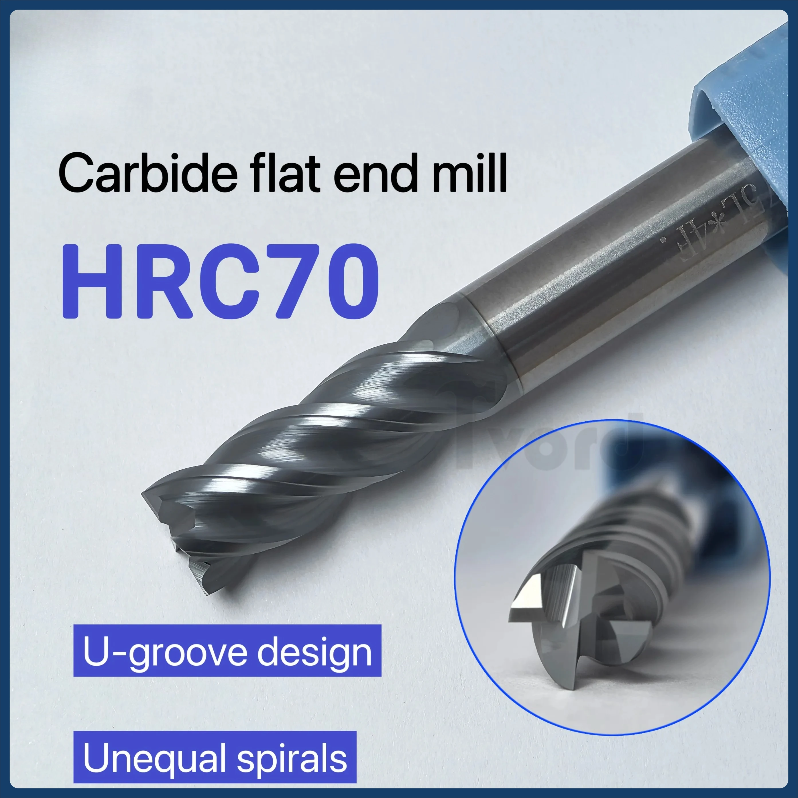 Endmills HRC 70 CNC Solid Carbide End Mill Steel Cutter 4 Flutes 6 8 10 12 16 20 mm Router Bit Metal Cutter Milling Tools
Endmills HRC 70 CNC Solid Carbide End Mill Steel Cutter 4 Flutes 6 8 10 12 16 20 mm Router Bit Metal Cutter Milling Tools