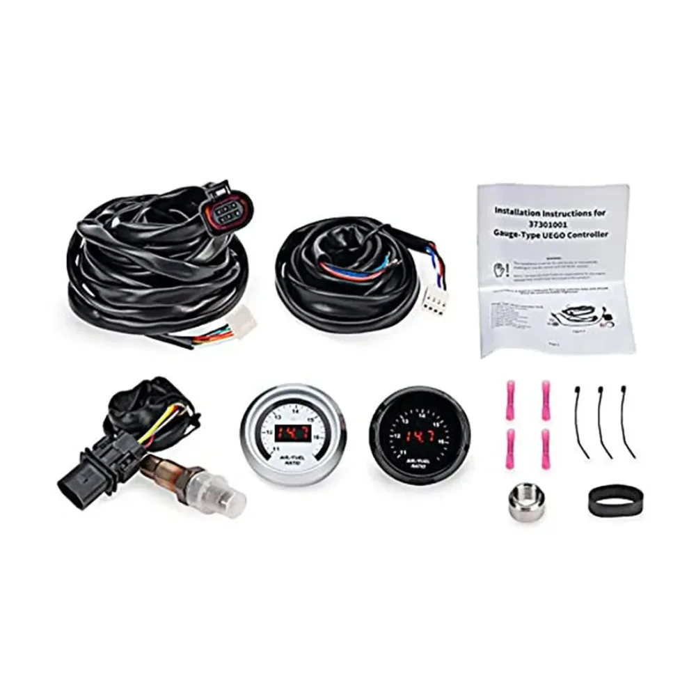 3pcs 52mm AFR O2 UEGO Wideband Air Fuel Ratio Gauge Kit 30-4110 LSU 4.9 Lambda Probe 0258017025 Sensor + 15*4.3cm for Sticker
3pcs 52mm AFR O2 UEGO Wideband Air Fuel Ratio Gauge Kit 30-4110 LSU 4.9 Lambda Probe 0258017025 Sensor + 15*4.3cm for Sticker