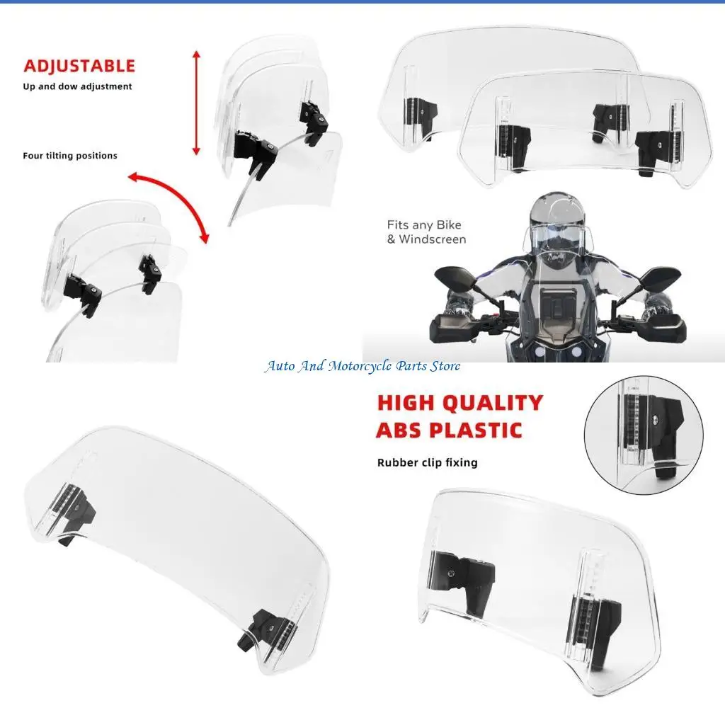 P9FD Versatile Motorcycle Deflector ABS Motorcycle Windshield Spoiler Extension Suitable for Easy Adjustment & Cleaning
P9FD Versatile Motorcycle Deflector ABS Motorcycle Windshield Spoiler Extension Suitable for Easy Adjustment & Cleaning