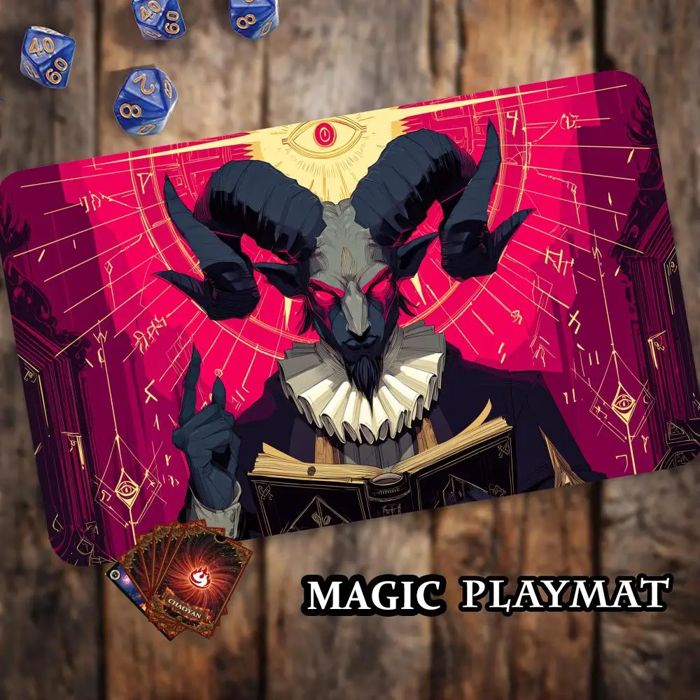 Mysterious Black Sheep Demon MTG Playmat Magic Card Battle Mat Non-Slip Durable 35X60CM Commander playmat Board Game Mat for TCG
Mysterious Black Sheep Demon MTG Playmat Magic Card Battle Mat Non-Slip Durable 35X60CM Commander playmat Board Game Mat for TCG