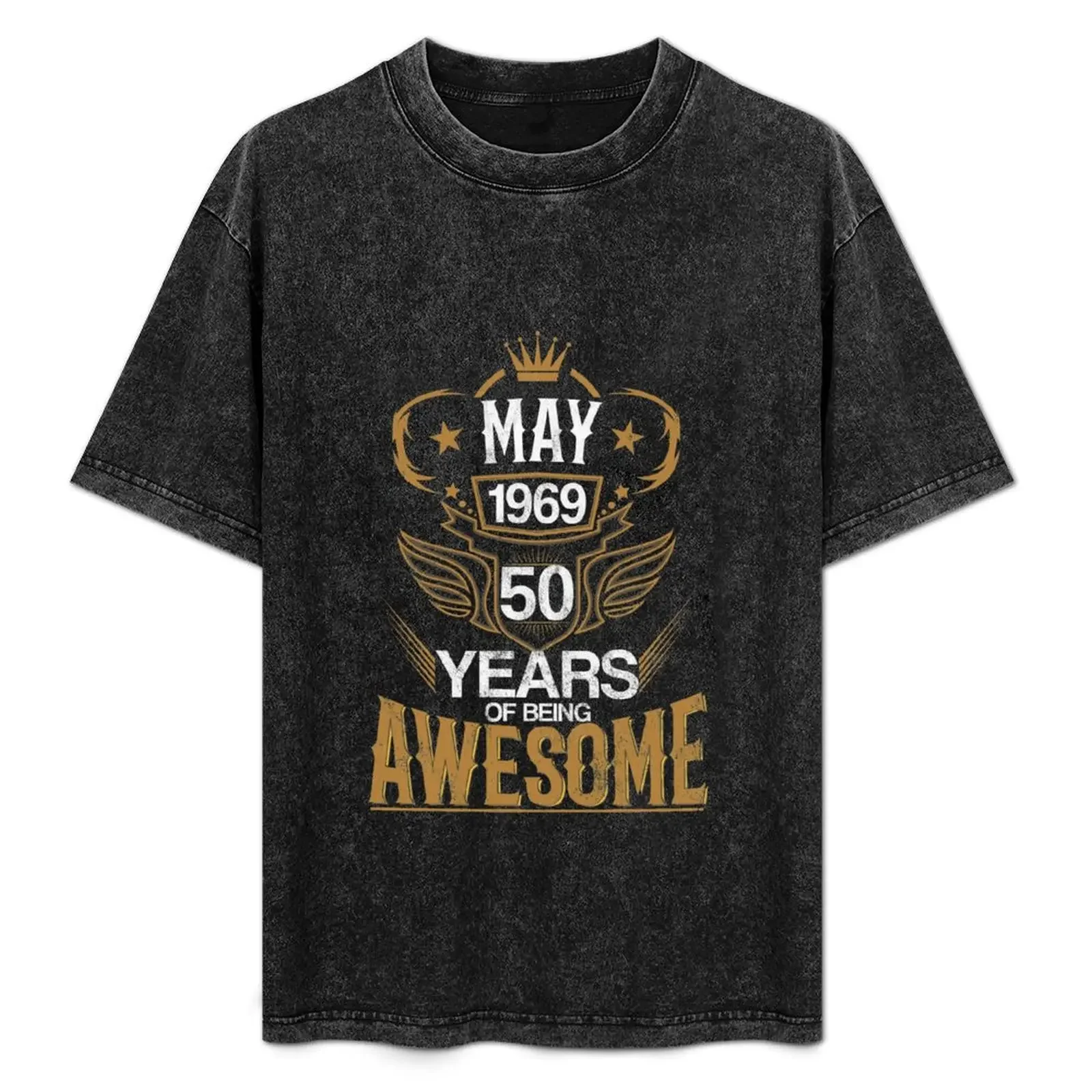 Born in May 1969 50th Years of Being Awesome T-Shirt man t shirt kawaii clothes tops t shirt men 100℅ cotton
Born in May 1969 50th Years of Being Awesome T-Shirt man t shirt kawaii clothes tops t shirt men 100℅ cotton
