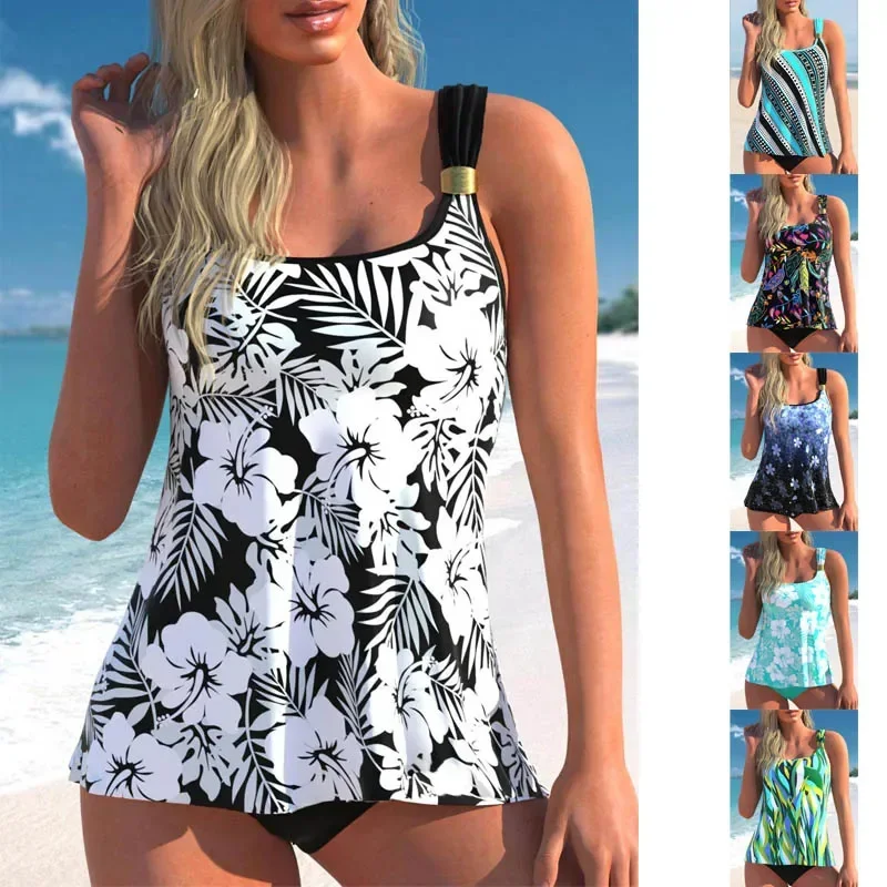 New Summer Women's Camellia Vest Quadrangle Pants Two Piece Swimsuit Lace Up Sexy Holiday Beach Set S-6XL
New Summer Women's Camellia Vest Quadrangle Pants Two Piece Swimsuit Lace Up Sexy Holiday Beach Set S-6XL
