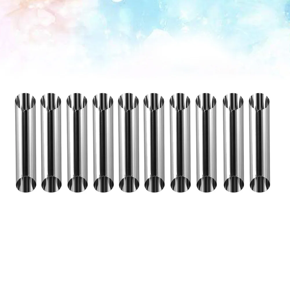 20Pcs Heavy Duty Stainless Steel Cylinder Baking Molds for Cannoli Croissant Pastry Cupcake Shells Dishwasher Safe Reusable
20Pcs Heavy Duty Stainless Steel Cylinder Baking Molds for Cannoli Croissant Pastry Cupcake Shells Dishwasher Safe Reusable