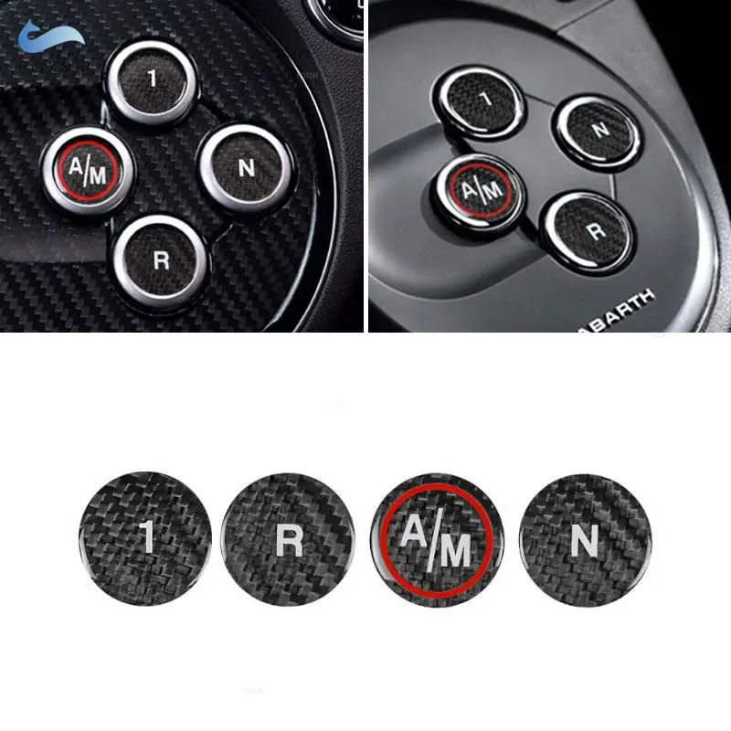 For Fiat 500 Abarth 595 695 2012 2013 2014 2015 2016 - 2024 Car Real Carbon Fiber Interior Gear Shift Buttons Trim Accessories
For Fiat 500 Abarth 595 695 2012 2013 2014 2015 2016 - 2024 Car Real Carbon Fiber Interior Gear Shift Buttons Trim Accessories