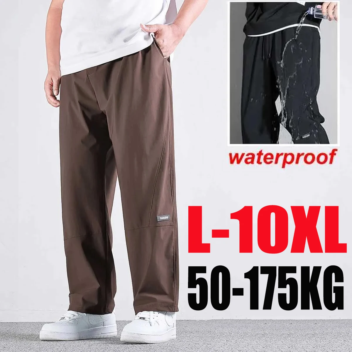 10XL Casual Pants Mens Straight Loose Trousers Men Clothing Elastic Waist Quick Dry Pants Summer Fashion Oversized Joggers Pants
10XL Casual Pants Mens Straight Loose Trousers Men Clothing Elastic Waist Quick Dry Pants Summer Fashion Oversized Joggers Pants