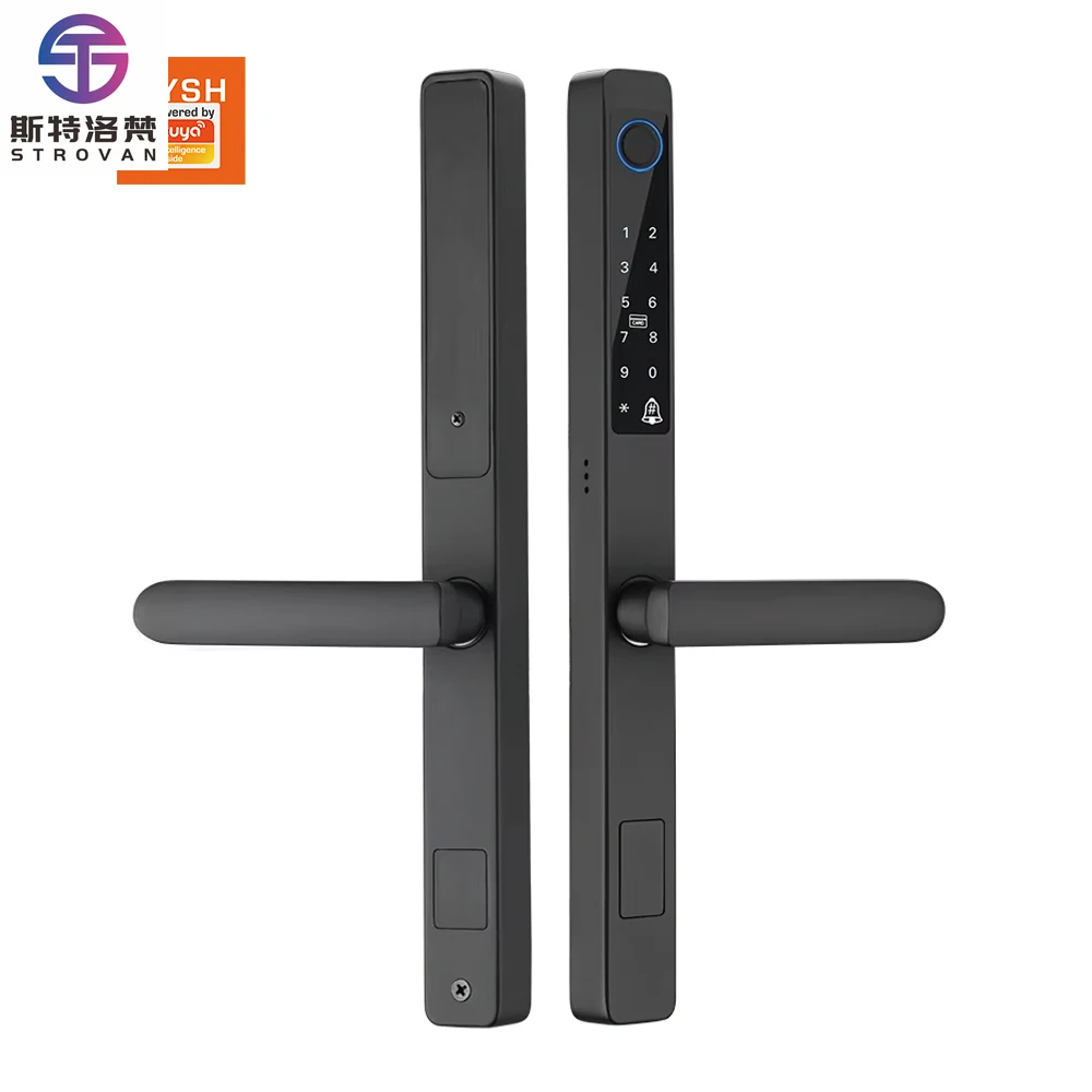 STLF Tuya Outdoor Waterproof Biometric Narrow Side Door Lock Electronic Smart Aluminum Frame Door Lock
STLF Tuya Outdoor Waterproof Biometric Narrow Side Door Lock Electronic Smart Aluminum Frame Door Lock