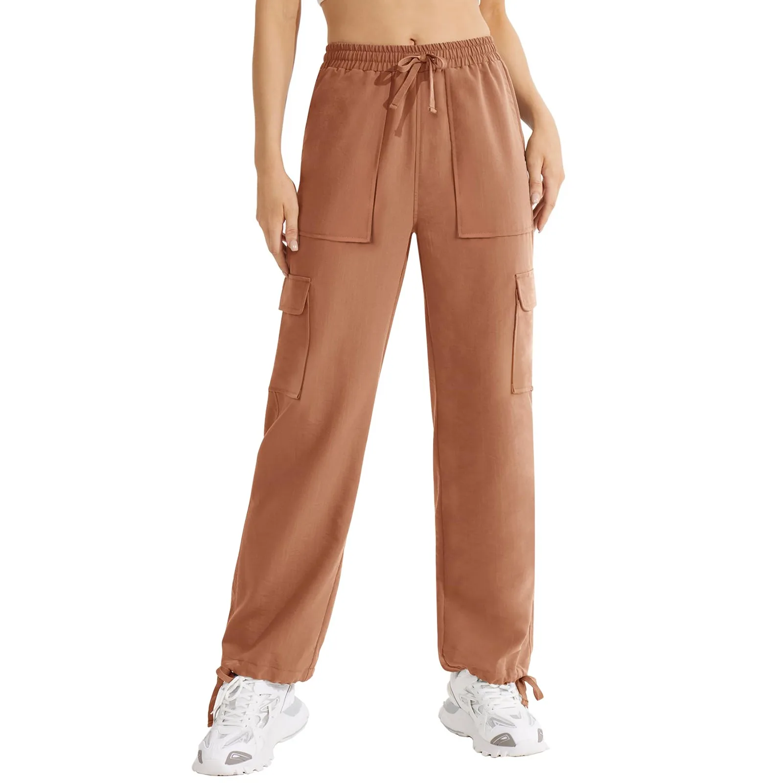 2024 New Fashion Pants Women Cargo Pants Street Pocket Side Drawstring Solid Color Waist Pants Hip Hop Sweatpants Mujer
2024 New Fashion Pants Women Cargo Pants Street Pocket Side Drawstring Solid Color Waist Pants Hip Hop Sweatpants Mujer