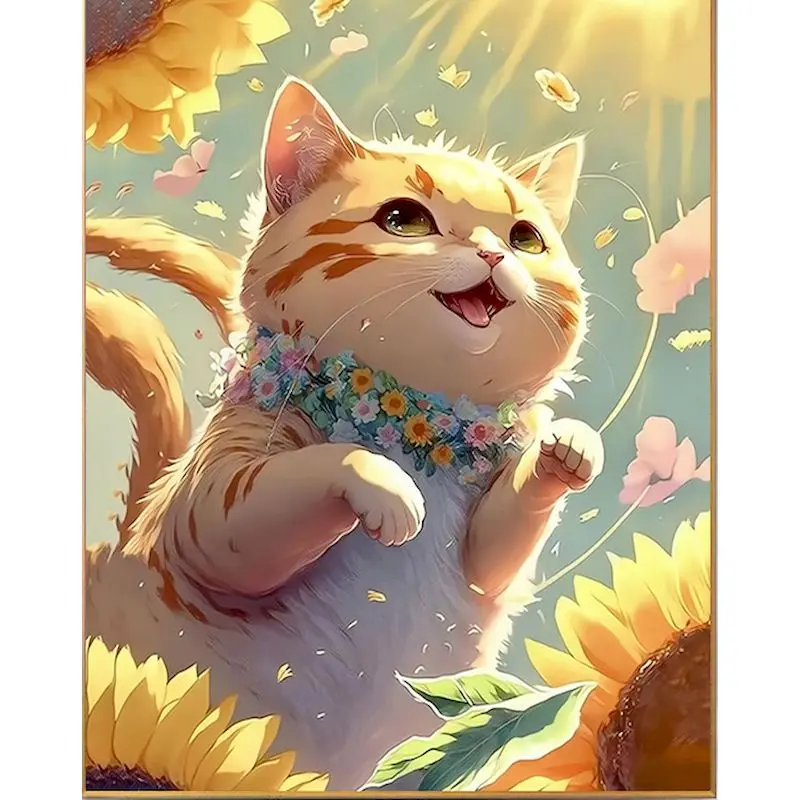 GATYZTORY Cute Orange Cat Paint By Numbers For Adults Frameless Paintings On Number Animal On Canvas Wall Artcraft Home Decor
GATYZTORY Cute Orange Cat Paint By Numbers For Adults Frameless Paintings On Number Animal On Canvas Wall Artcraft Home Decor