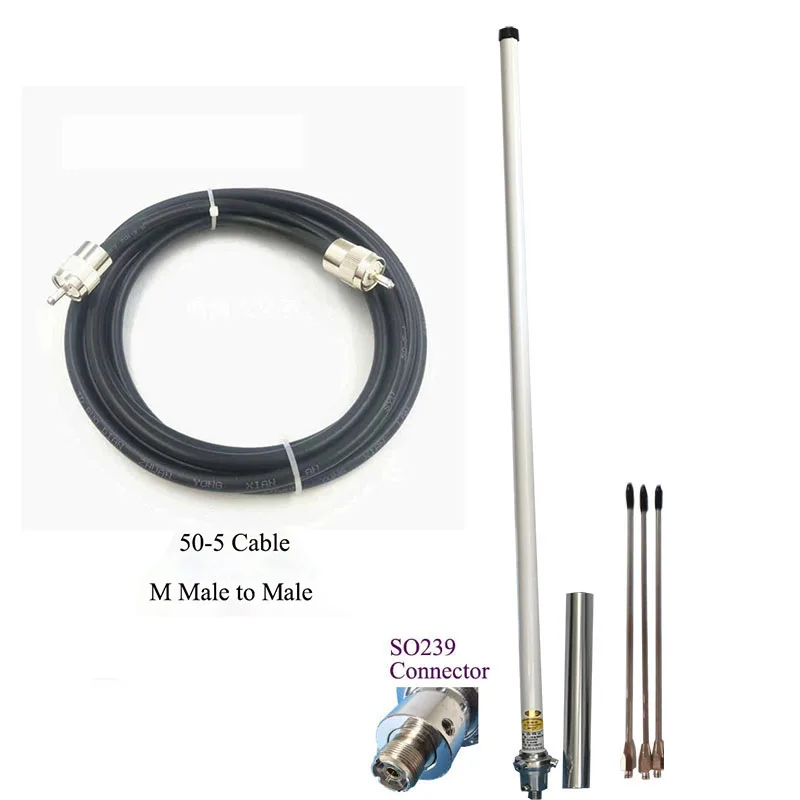 Антенна базовой станции 155 МГц, всенаправленная УКВ-волокно с удлинительным кабелем длиной 10 м, низкими потерями, мужская двусторонняя радиоантенна УВЧ
Антенна базовой станции 155 МГц, всенаправленная УКВ-волокно с удлинительным кабелем длиной 10 м, низкими потерями, мужская двусторонняя радиоантенна УВЧ