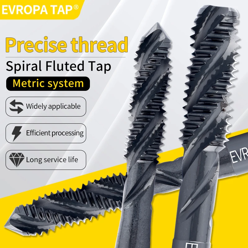 EVROPA TAP HSSE-M35 Стандарт JIS со спиральным рифленым метчиком OXIDATION M1M2 M2.5M3M4M5M6M8M10M12M14M16 Метчик для машинной резьбы
EVROPA TAP HSSE-M35 Стандарт JIS со спиральным рифленым метчиком OXIDATION M1M2 M2.5M3M4M5M6M8M10M12M14M16 Метчик для машинной резьбы