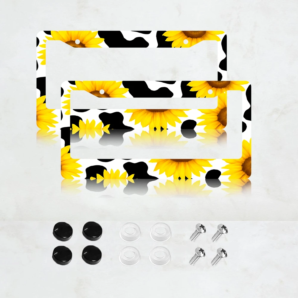 2 шт. рамки для номерных знаков с 2 отверстиями, дизайн «Желтый подсолнух», алюминий, 6x12 дюймов, с винтами, стандартный размер для США, Канады, Мексики
2 шт. рамки для номерных знаков с 2 отверстиями, дизайн «Желтый подсолнух», алюминий, 6x12 дюймов, с винтами, стандартный размер для США, Канады, Мексики