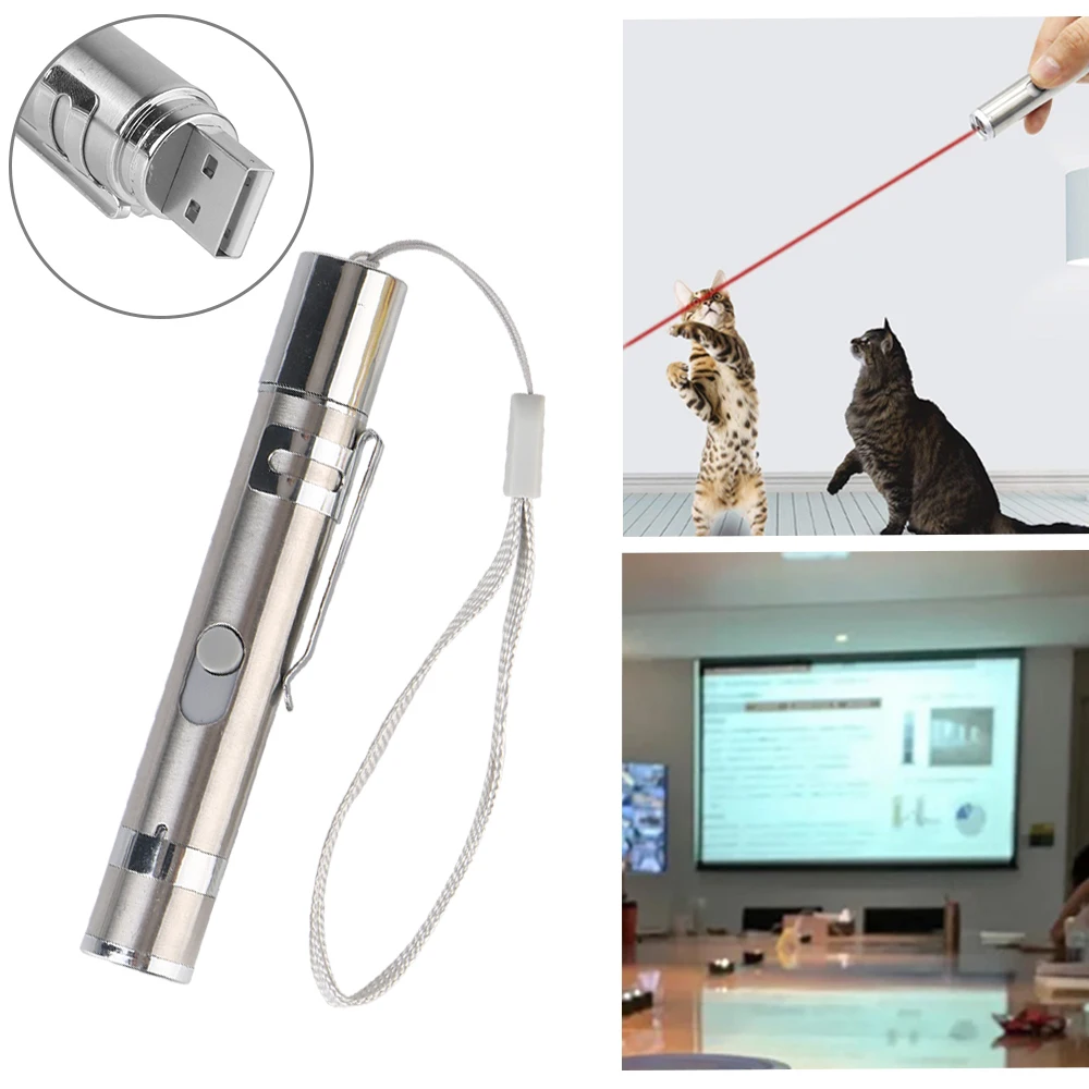 3-in-1 Red Light + White Torch Light + UV Flashlight USB Rechargeable Laser Cat Teaser Stick Mini Laser Pointer Pen
3-in-1 Red Light + White Torch Light + UV Flashlight USB Rechargeable Laser Cat Teaser Stick Mini Laser Pointer Pen
