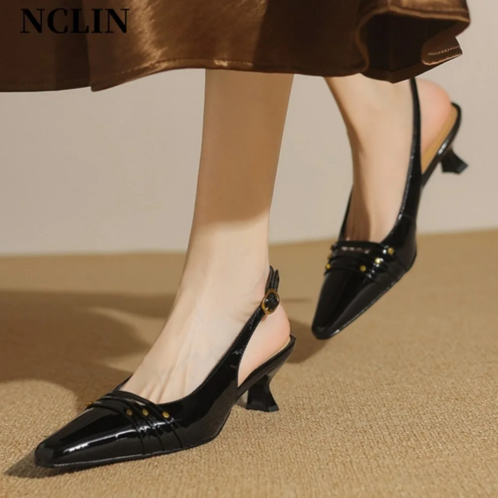 Women's Shoes 2025 New Slingbacks Women's High Heels Classics Fashion Sexy Dress Pumps Women Pointed Toe Solid Color Shoes Women
Women's Shoes 2025 New Slingbacks Women's High Heels Classics Fashion Sexy Dress Pumps Women Pointed Toe Solid Color Shoes Women