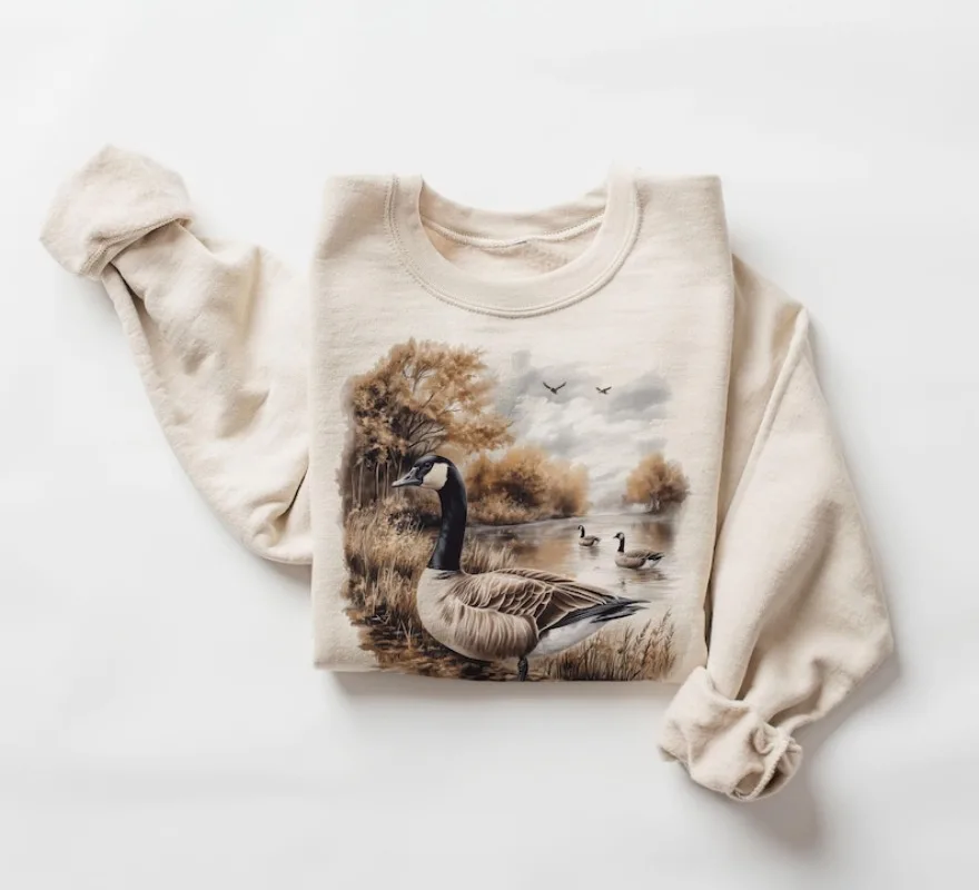 Retro Goose Fall Scene Sweatshirt 90s Waterfowl Geese Wildlife Nature Outfit Boho Unisex Sweatshirt 80s Hoodies Women Clothing
Retro Goose Fall Scene Sweatshirt 90s Waterfowl Geese Wildlife Nature Outfit Boho Unisex Sweatshirt 80s Hoodies Women Clothing